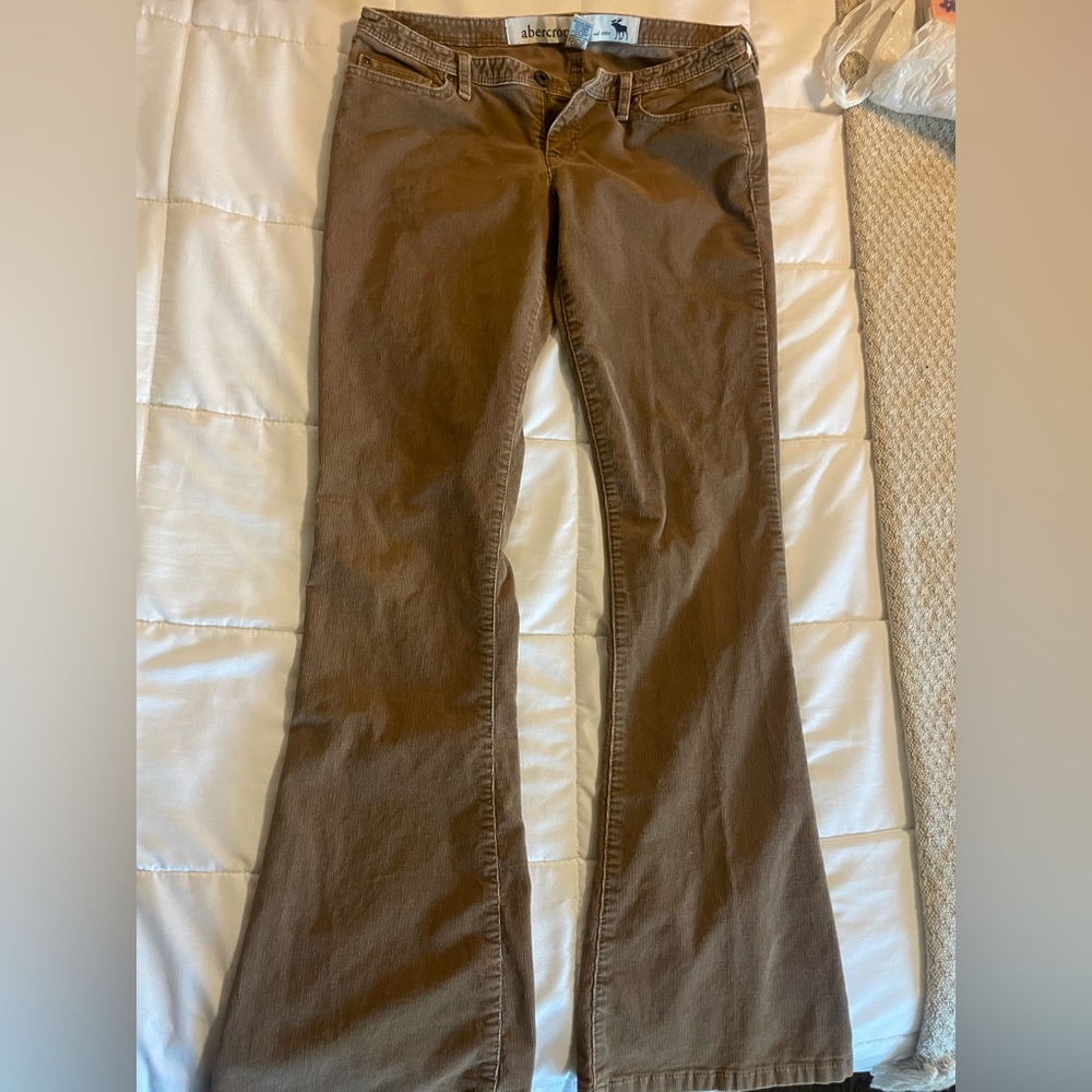 Women’s, Abercrombie, brown corduroy pants, size 16